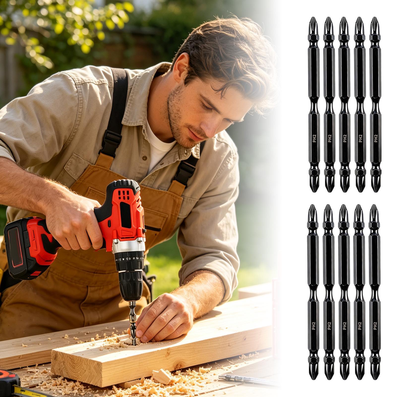 Screwdriver Set Precision - Manyetik Matkap Uçları Çift Uçlu Frezelenmiş