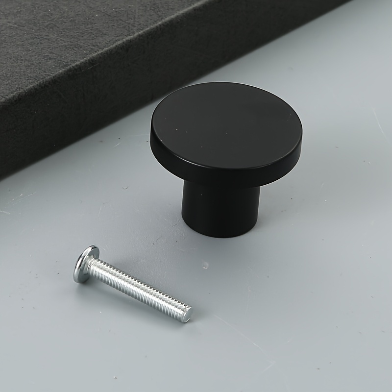Cabinet Handle Pull - 1/6 adet Modern mat siyah dolap