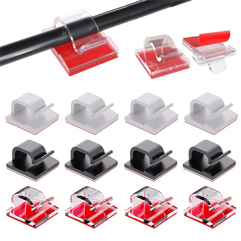 Cable Staple Clip - 50 adet kablo düzenleyici klipler kablo