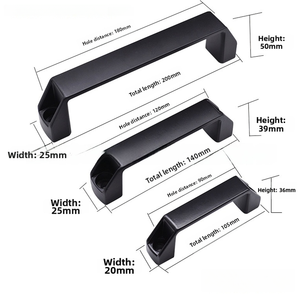 Cabinet Handle Pull - Endüstriyel Dolaplar İçin Fırınlanmış Emaye Kaplamalı