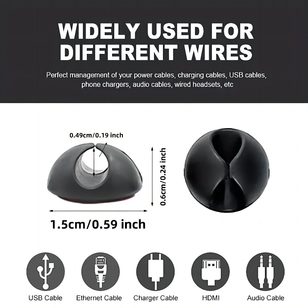 5/10/20 adet yapışkanlı kablo  - Cable Staple Clip incelemesi ve fiyatı