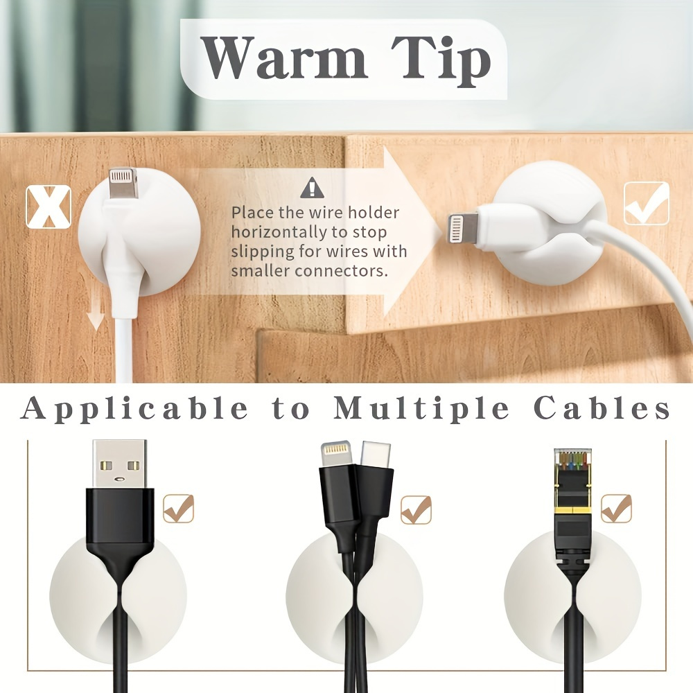 10/20 adet Mini kablo sarıcı o - Cable Staple Clip incelemesi ve fiyatı
