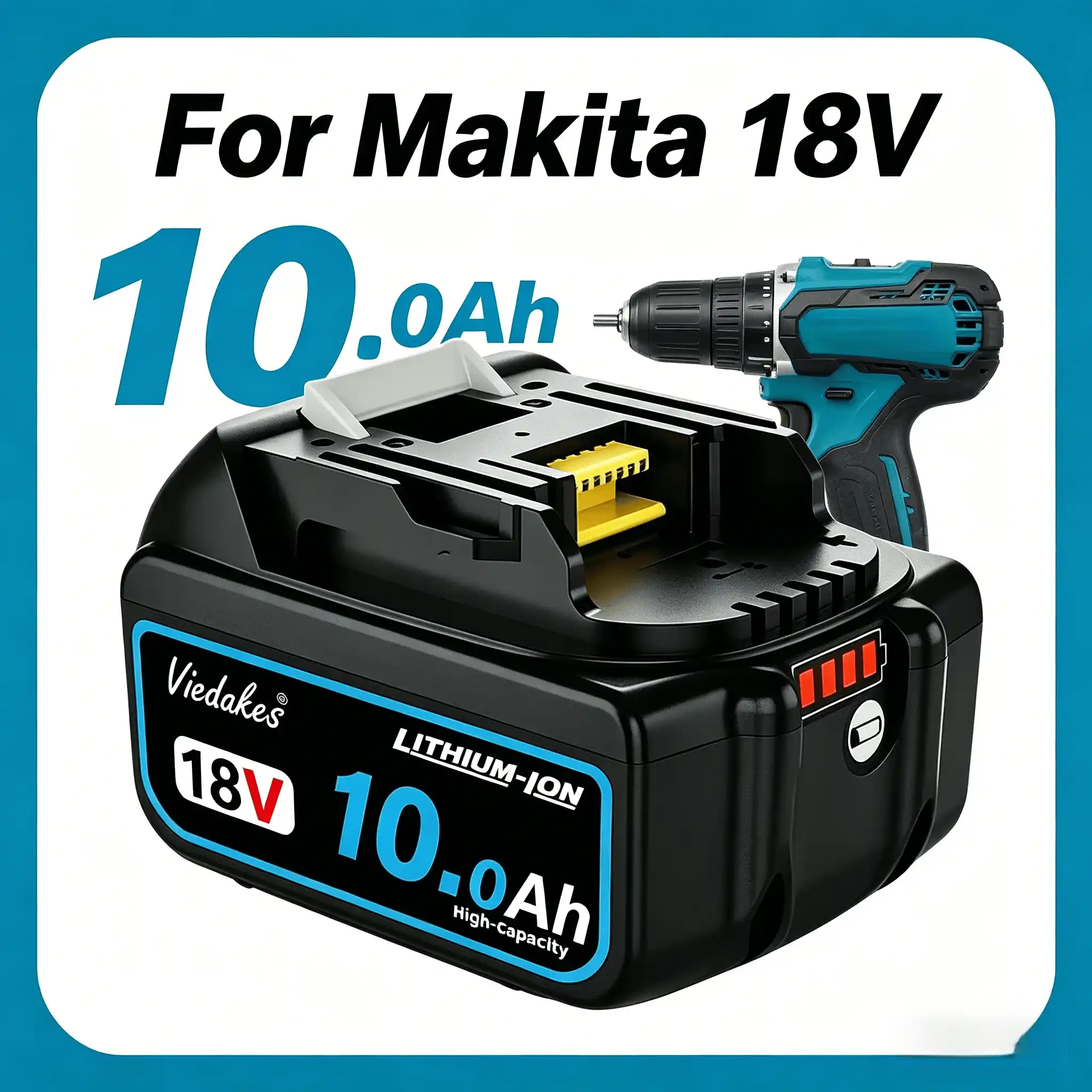 Makita 18V pil için 12.0Ah lit - Makita Drill Ddf484 incelemesi ve fiyatı