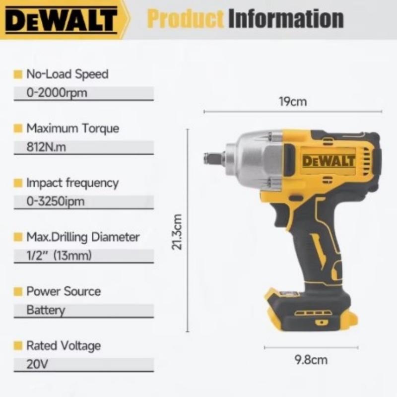 DEWALT DCF892 Yüksek Torklu Fı - Home Improvement Services incelemesi ve fiyatı