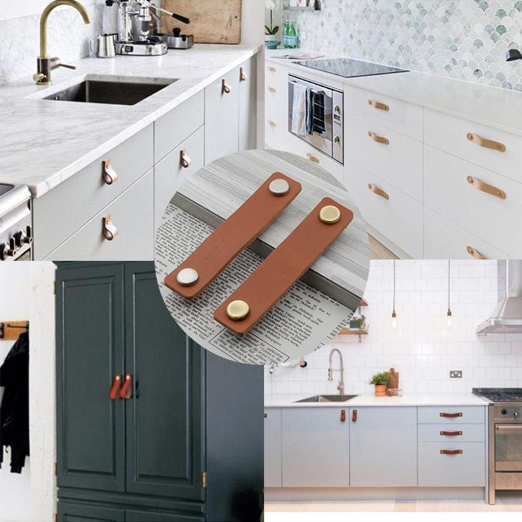 El Yapımı Deri Mobilya Tek Del - Cabinet Handle Pull incelemesi ve fiyatı